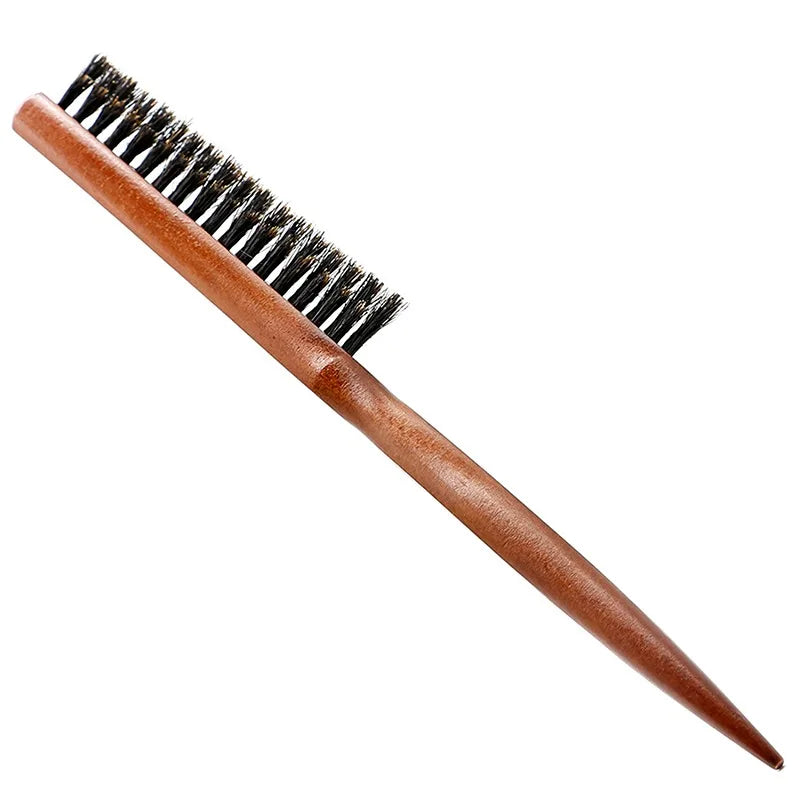 1pc Barber Pig Bristles Hair Comb