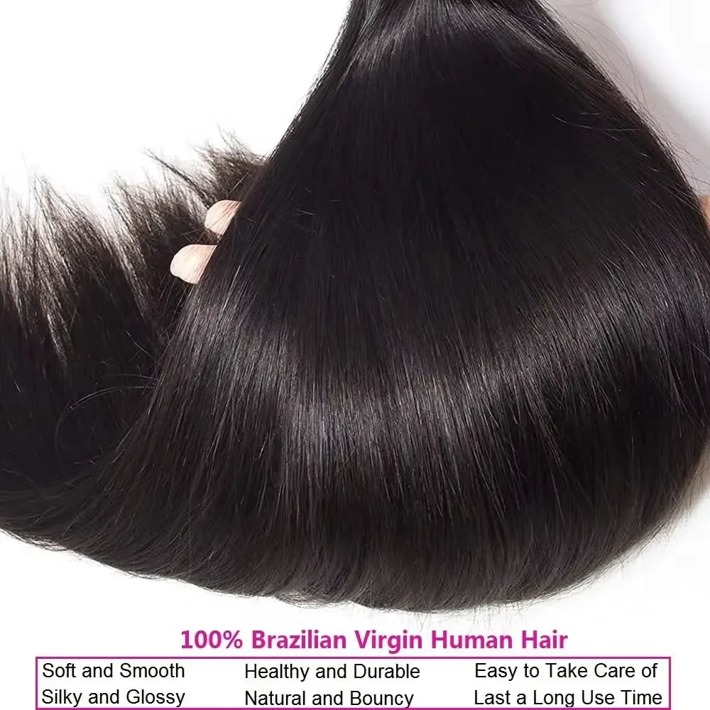 Bone Straight Human Hair Bundles