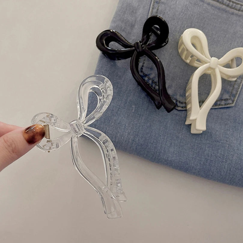 Ponytail Bow Large Hair Claw Crab Hair Accessories