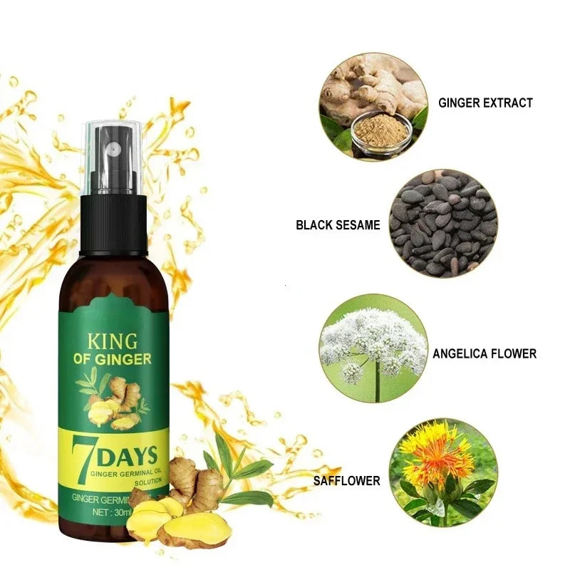 Ginger Hair Growth Serum Sprayer
