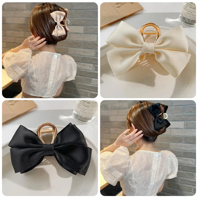 Large Fashion Satin Bow Headdress