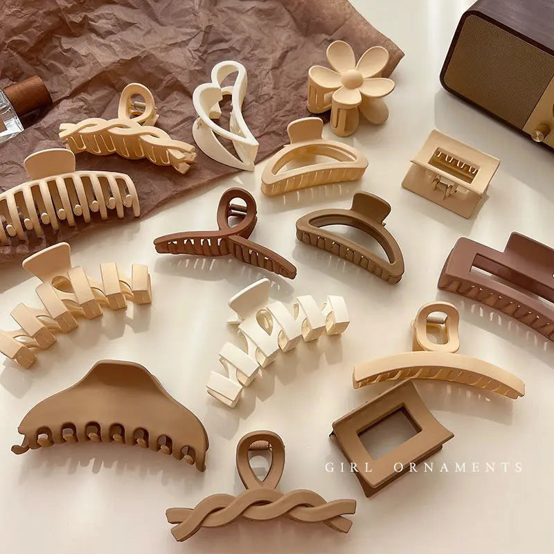 Plastic Hair Clip Set