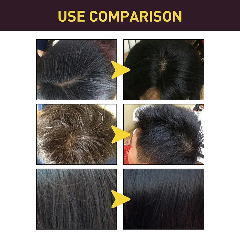 100ml Natural Herbal Hair Dye Shampoo 3 in 1