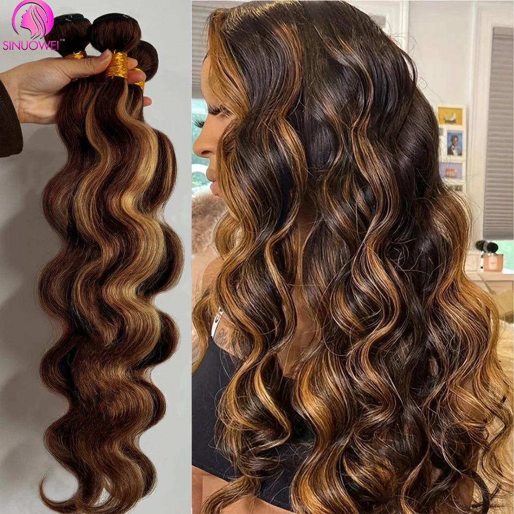 Honey Brown Brazilian Hair Bundles