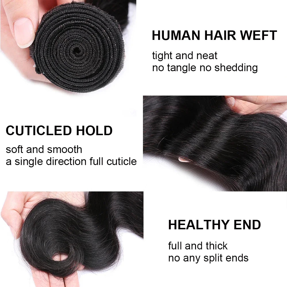 10-40 Long Inch Body Wave Human Hair Bundle