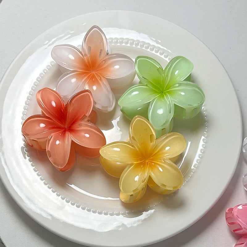 1/2/3pcs Flower Hair Claw Clip