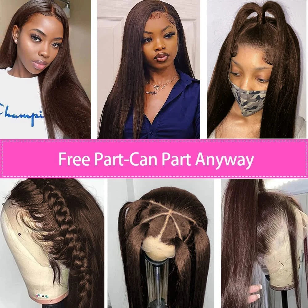 Brown 13x6 HD Lace Frontal Wig