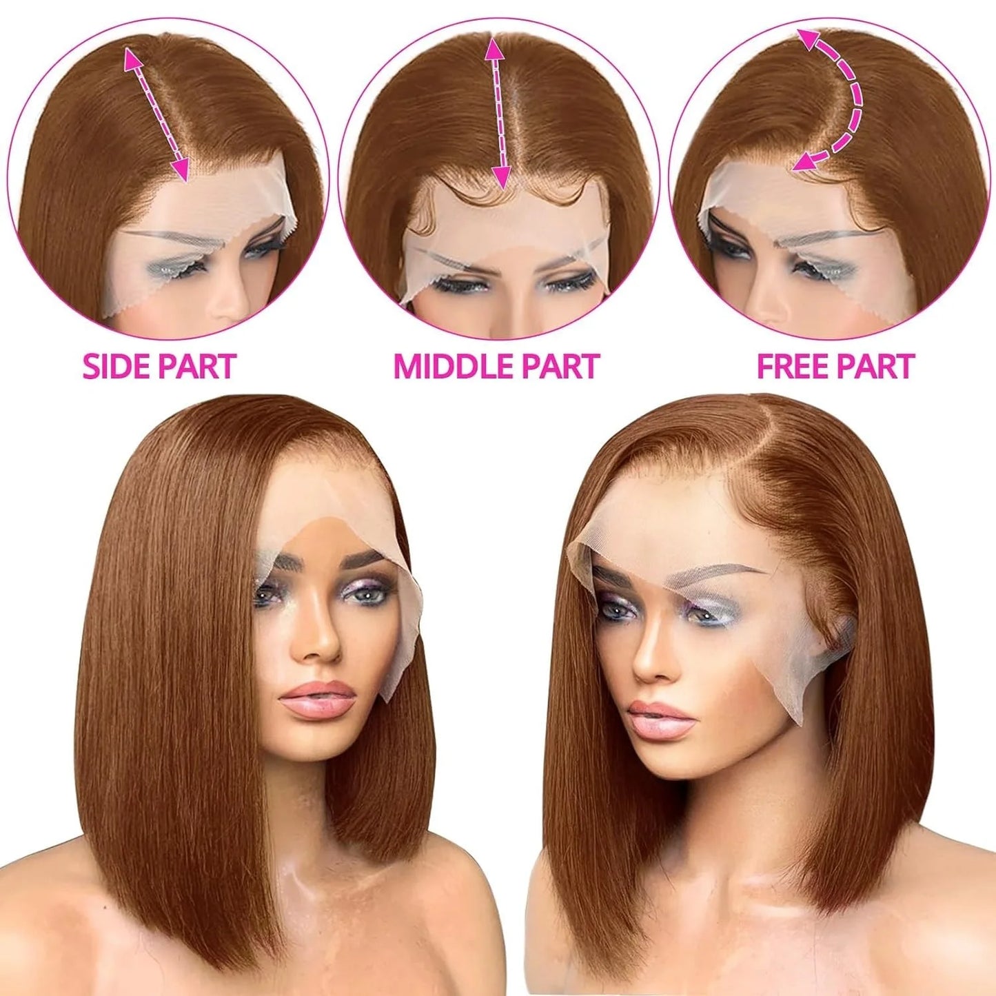 Human Hair Short Wigs