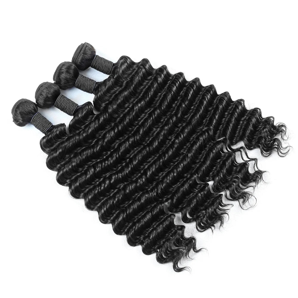 Deep Wave Remy Human Hair Bundles