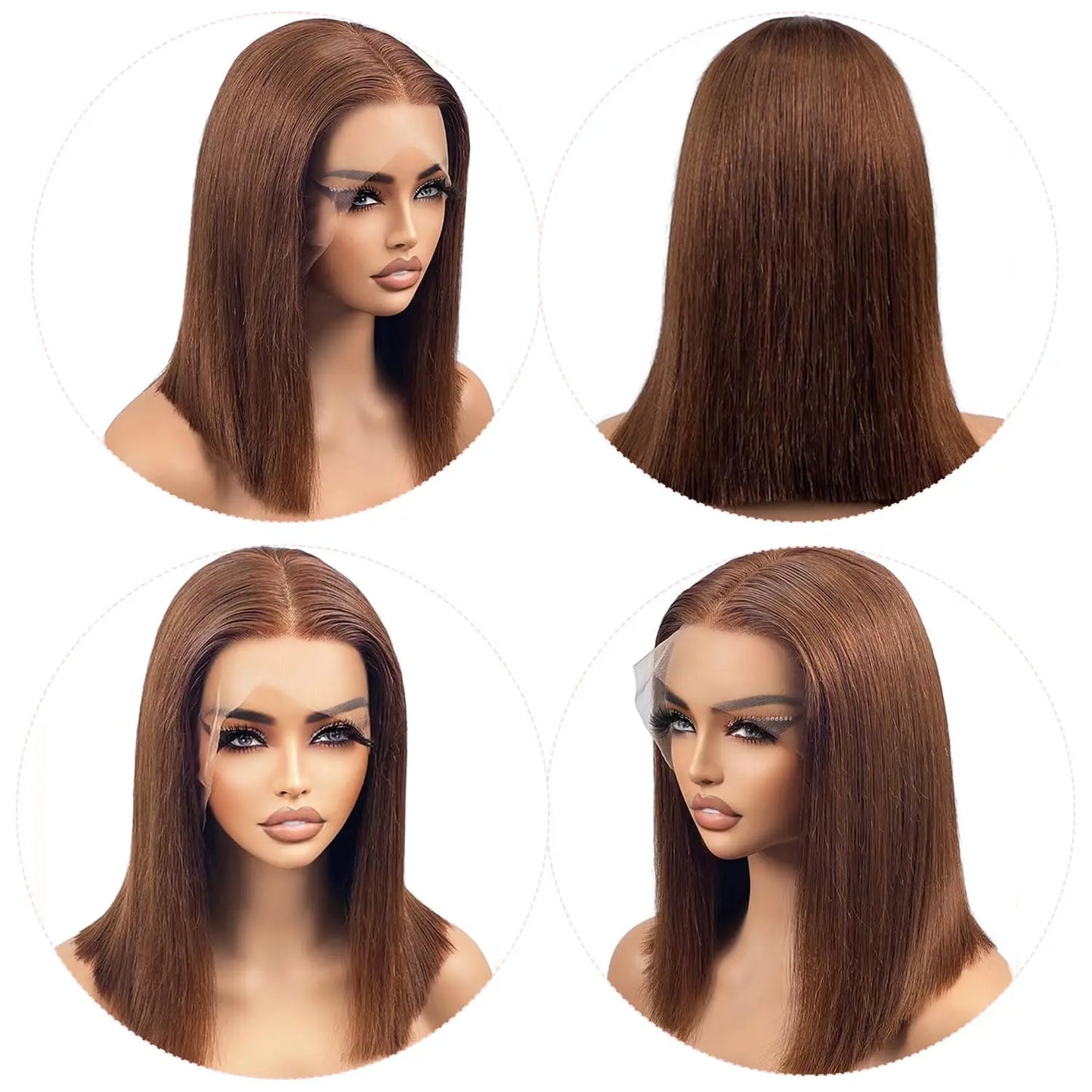 Human Hair Short Wigs