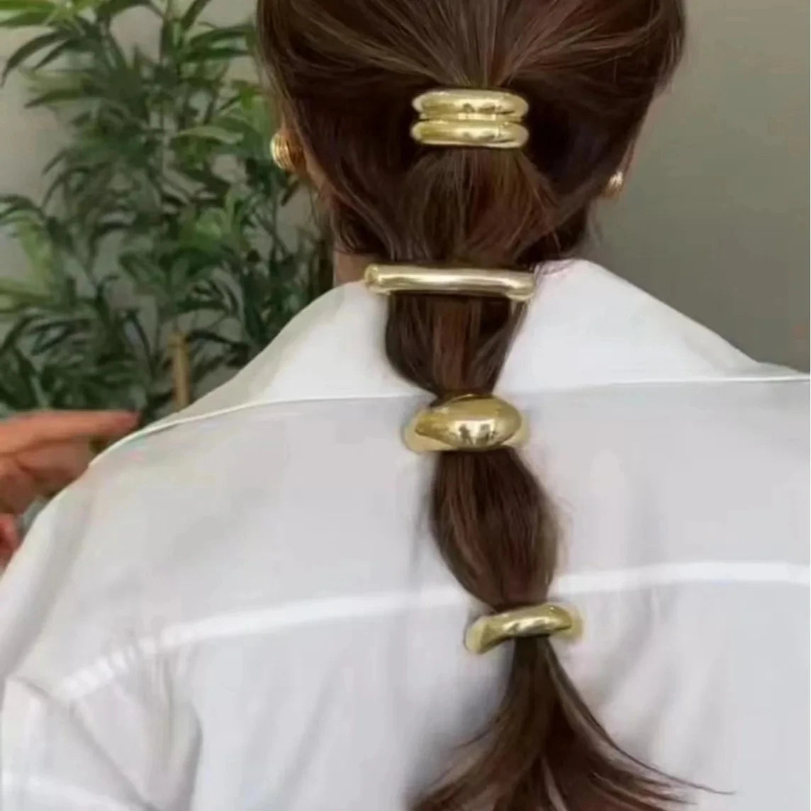 Metal Smooth Elastic Hair Loop HairBands