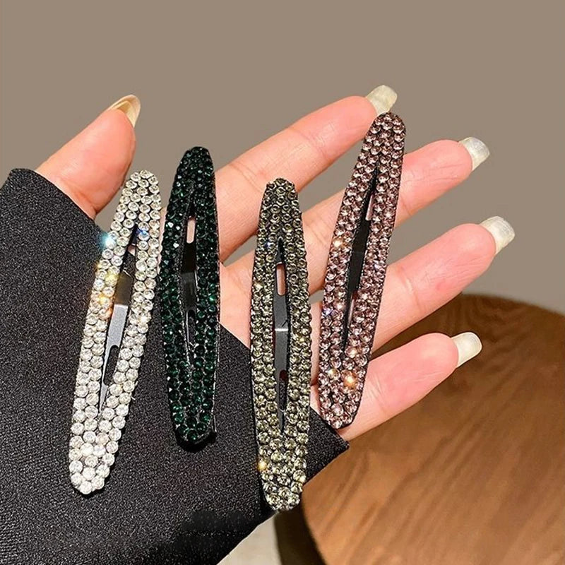 2pcs/set Rhinestone Hair Clips