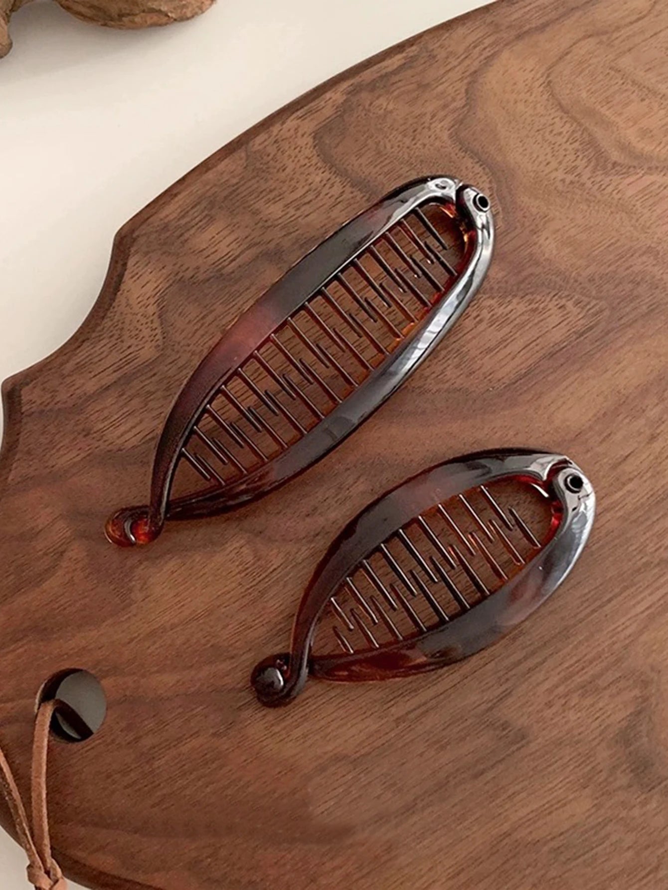 2pcs French Large Banana Clip Hair Comb Clip