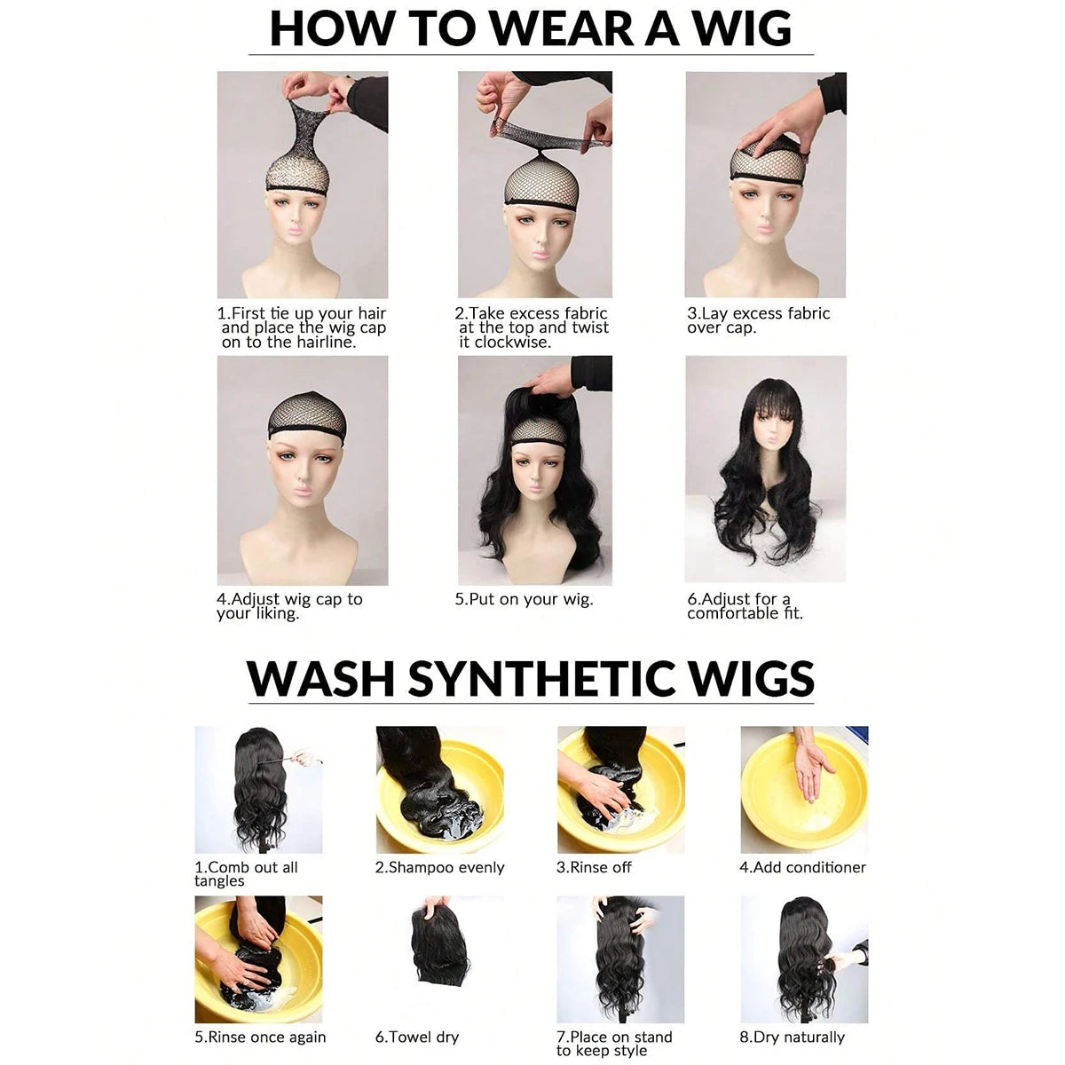 Synthetic Bob Wig With Bangs