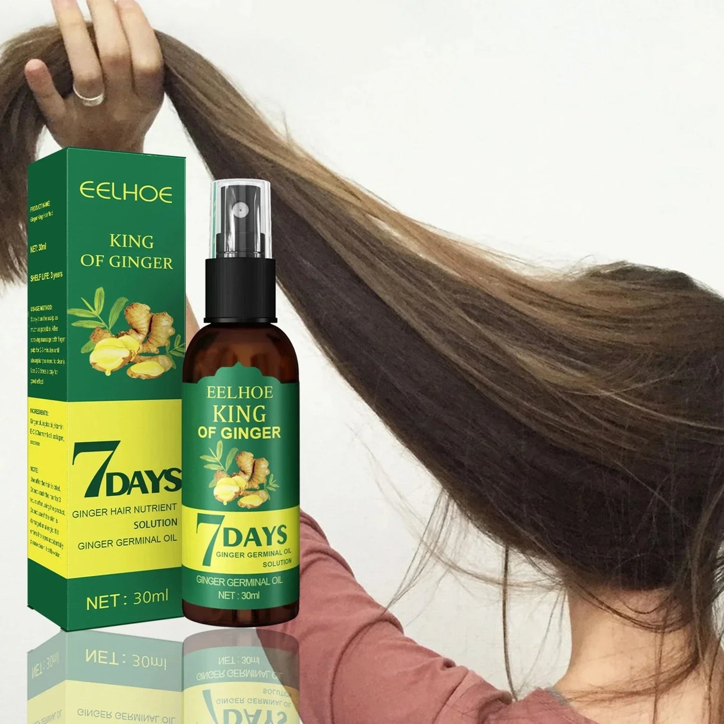 Ginger Hair Growth Serum Sprayer