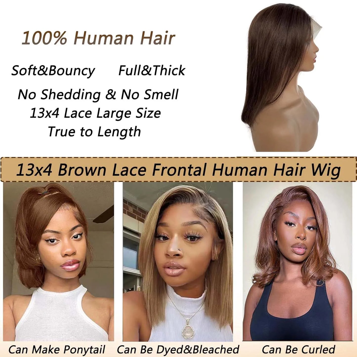 Human Hair Short Wigs