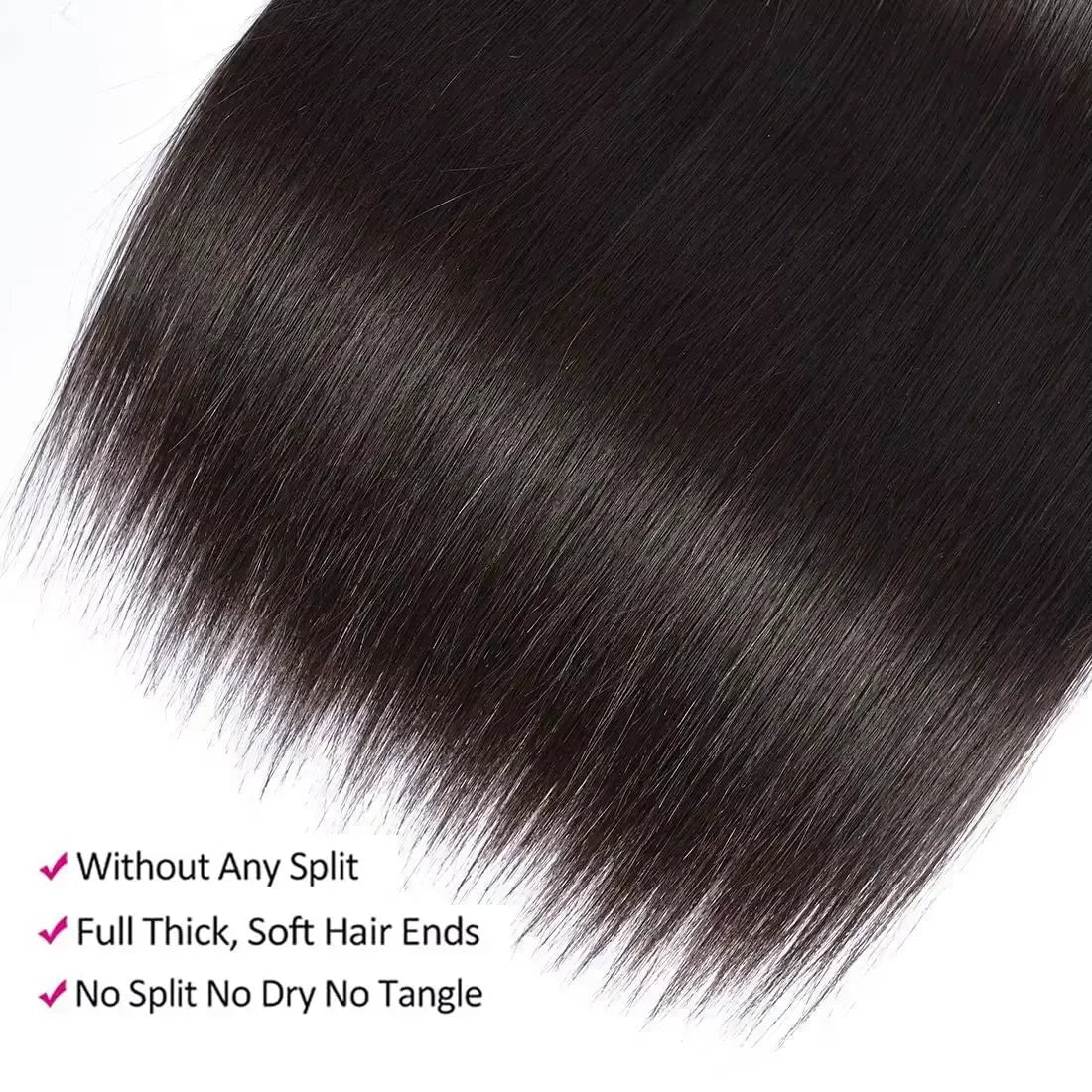 Bone Straight Human Hair Bundles