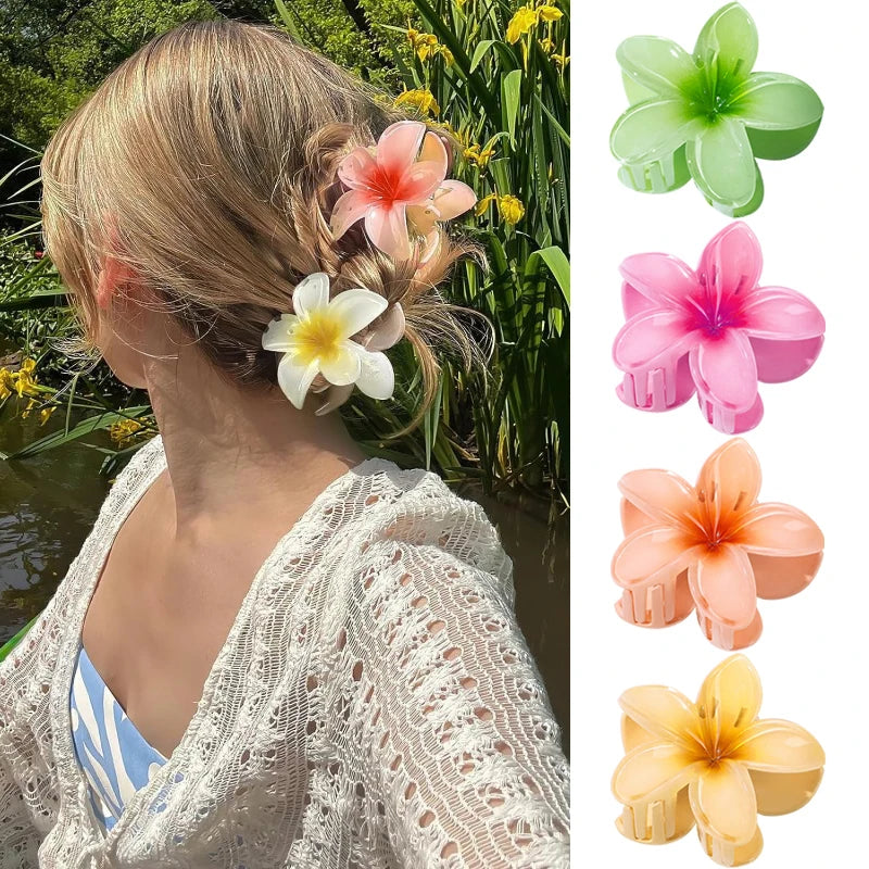 1/2/3pcs Flower Hair Claw Clip