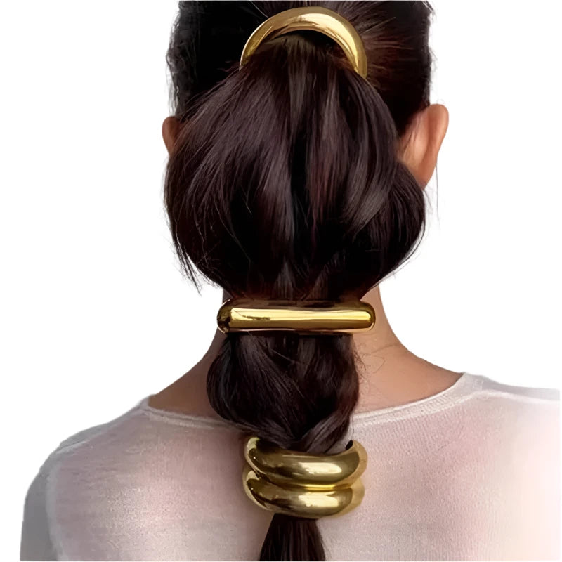 Metal Smooth Elastic Hair Loop HairBands
