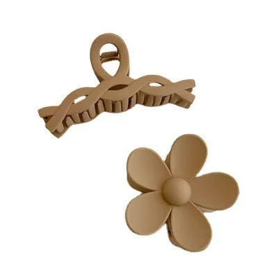 Plastic Hair Clip Set