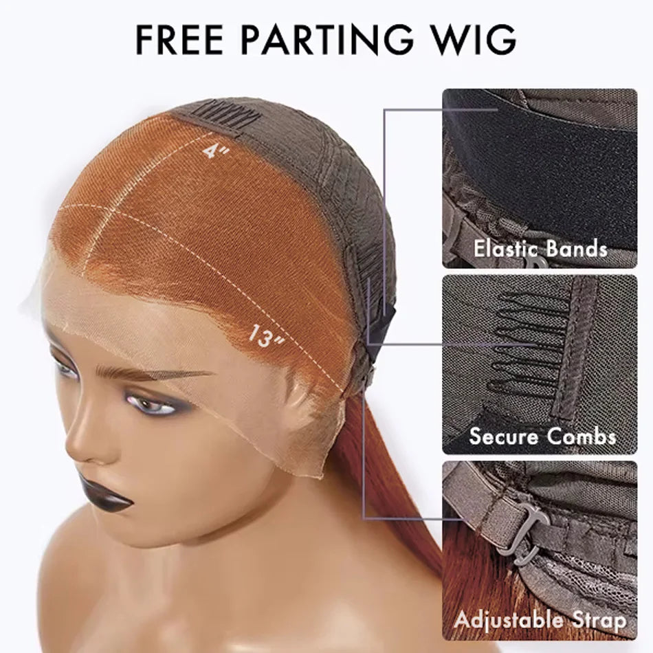 Cut Glueless 13x4 Frontal Lace Short Bob Wig