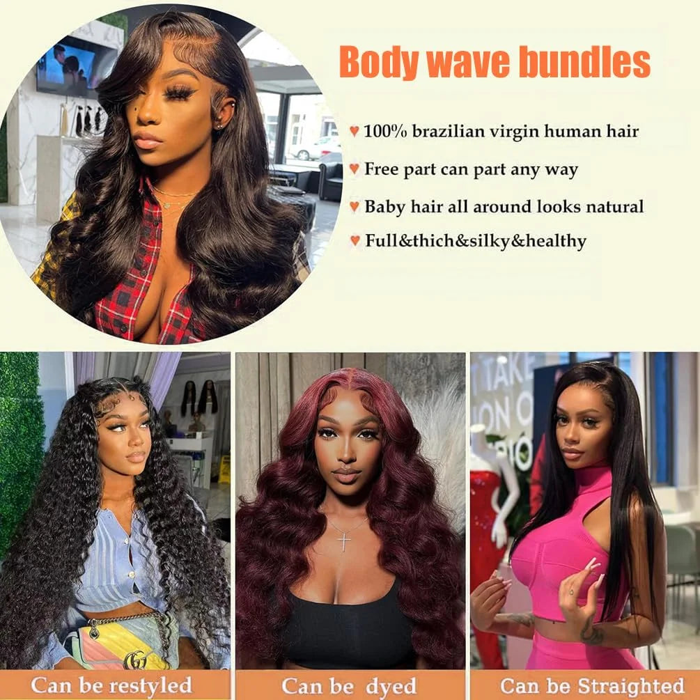 38 40Inch Loose Body Wave Bundles