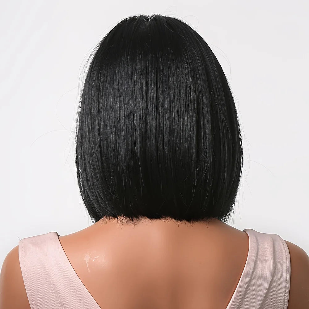 Synthetic Bob Wig With Bangs