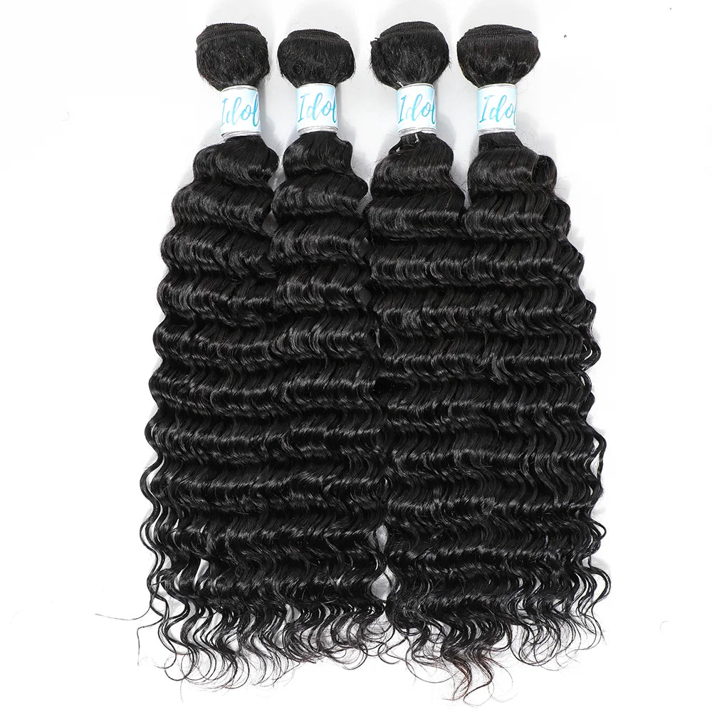 12A Brazilian Deep Wave Human Hair Bundles