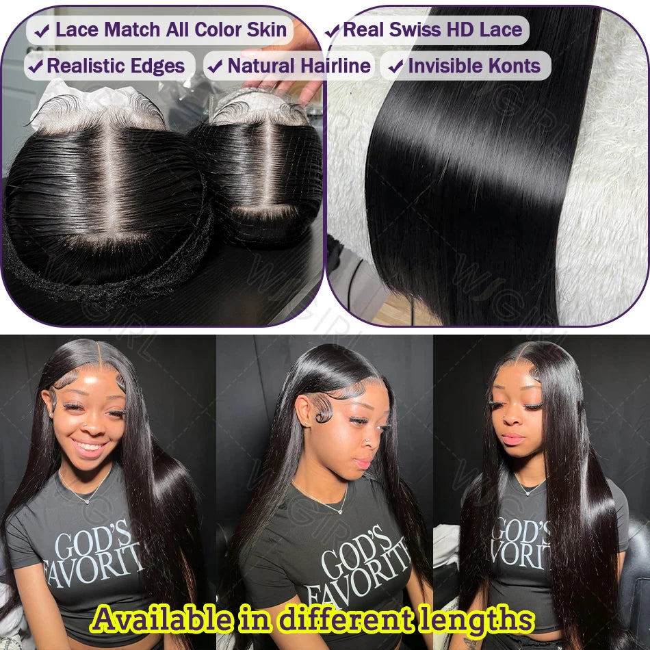 Straight 13x6 Lace Front Human Hair Wigs