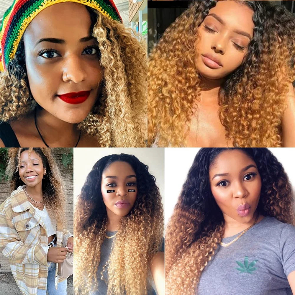 15A Brazilian Kinky Curly Human Hair Bundles