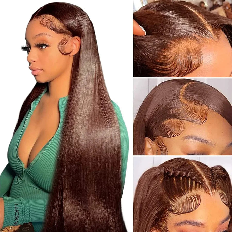 Brown 13x6 HD Lace Frontal Wig