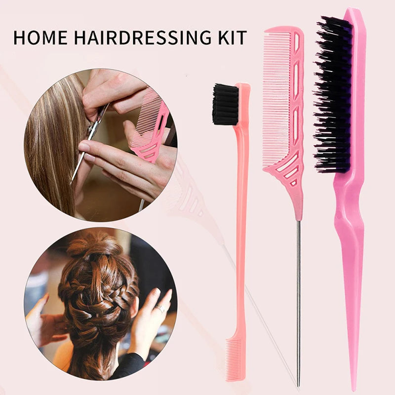 3Pcs Hair Brush Set