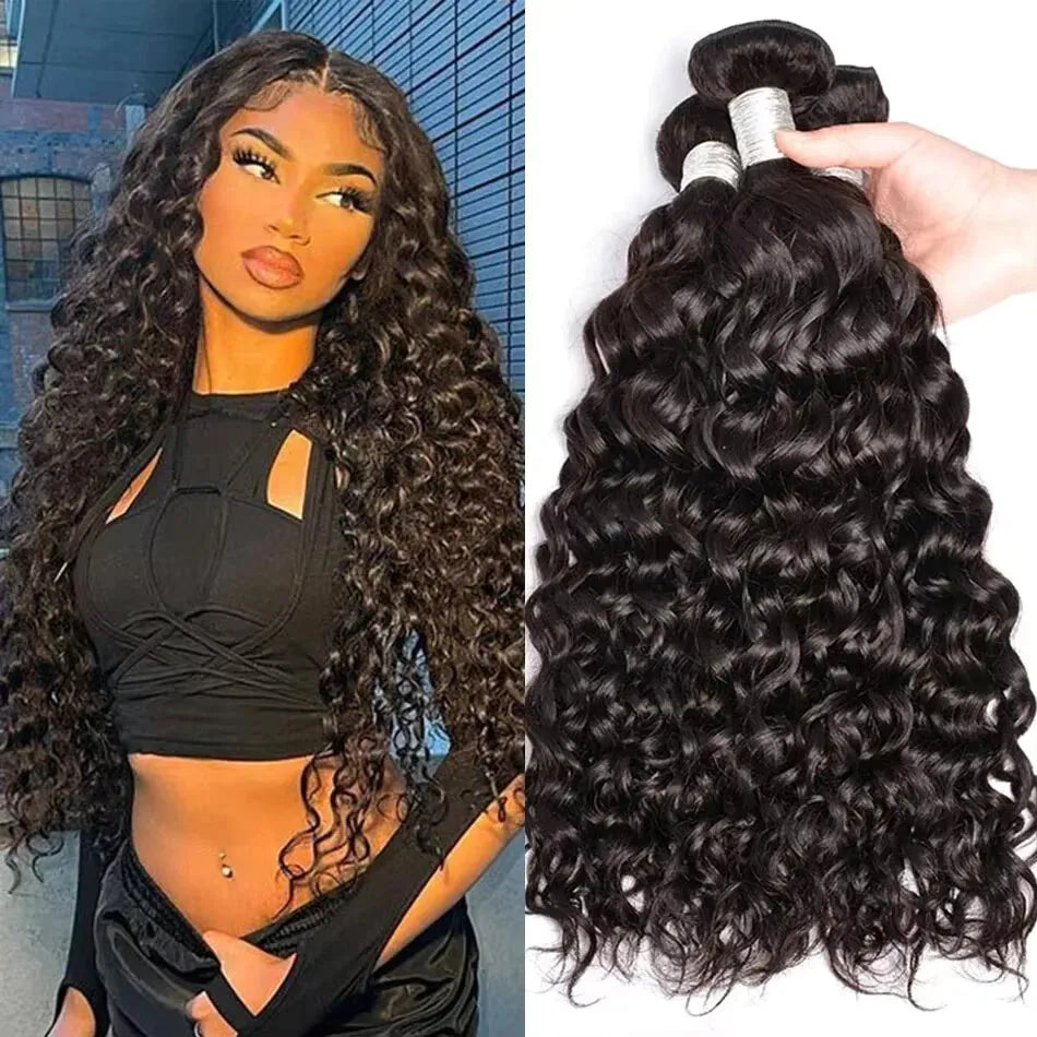 Deep Wave Human Hair Bundles